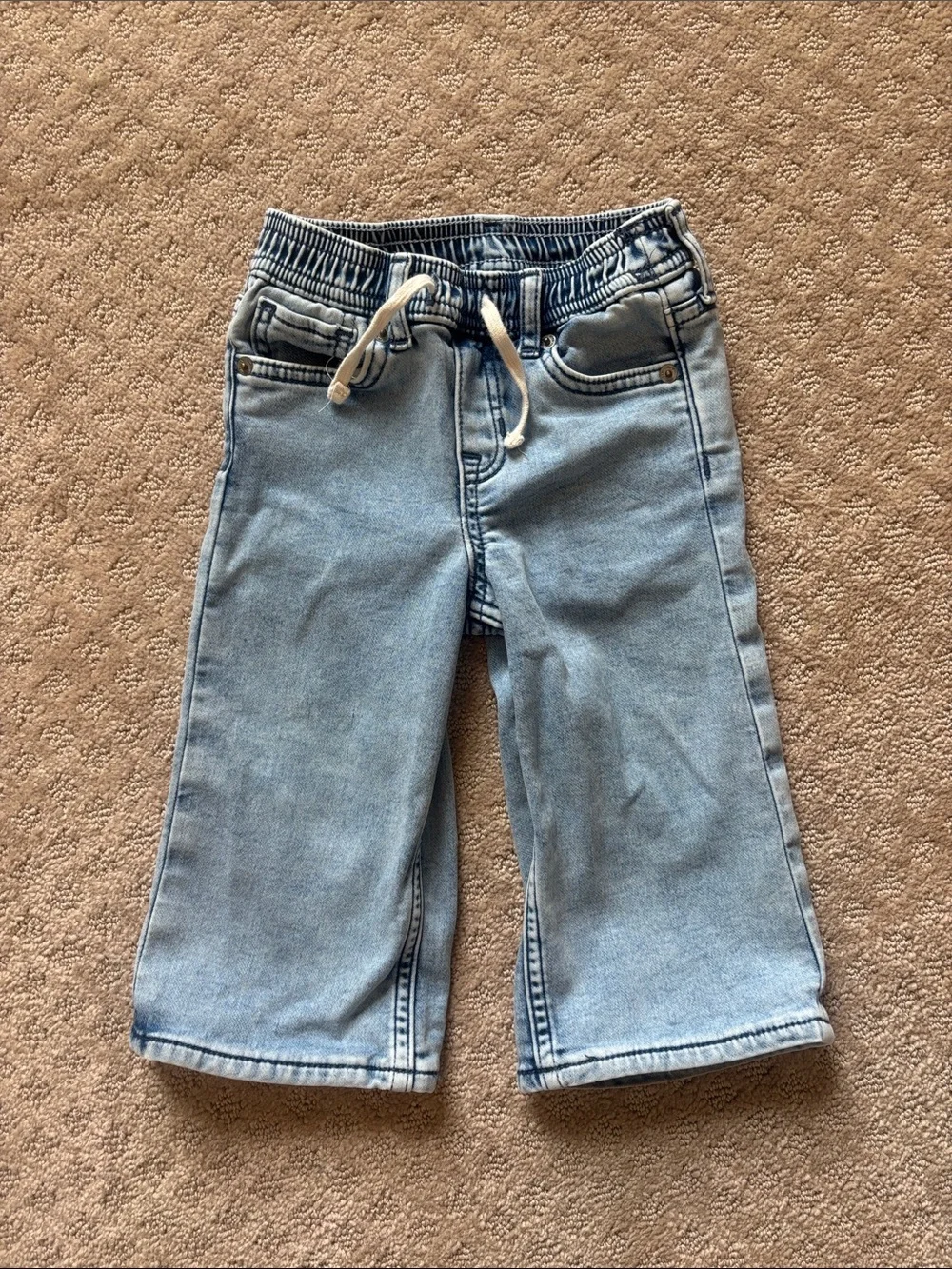 GAP Light Blue Denim Jogger Jeans with Drawstring